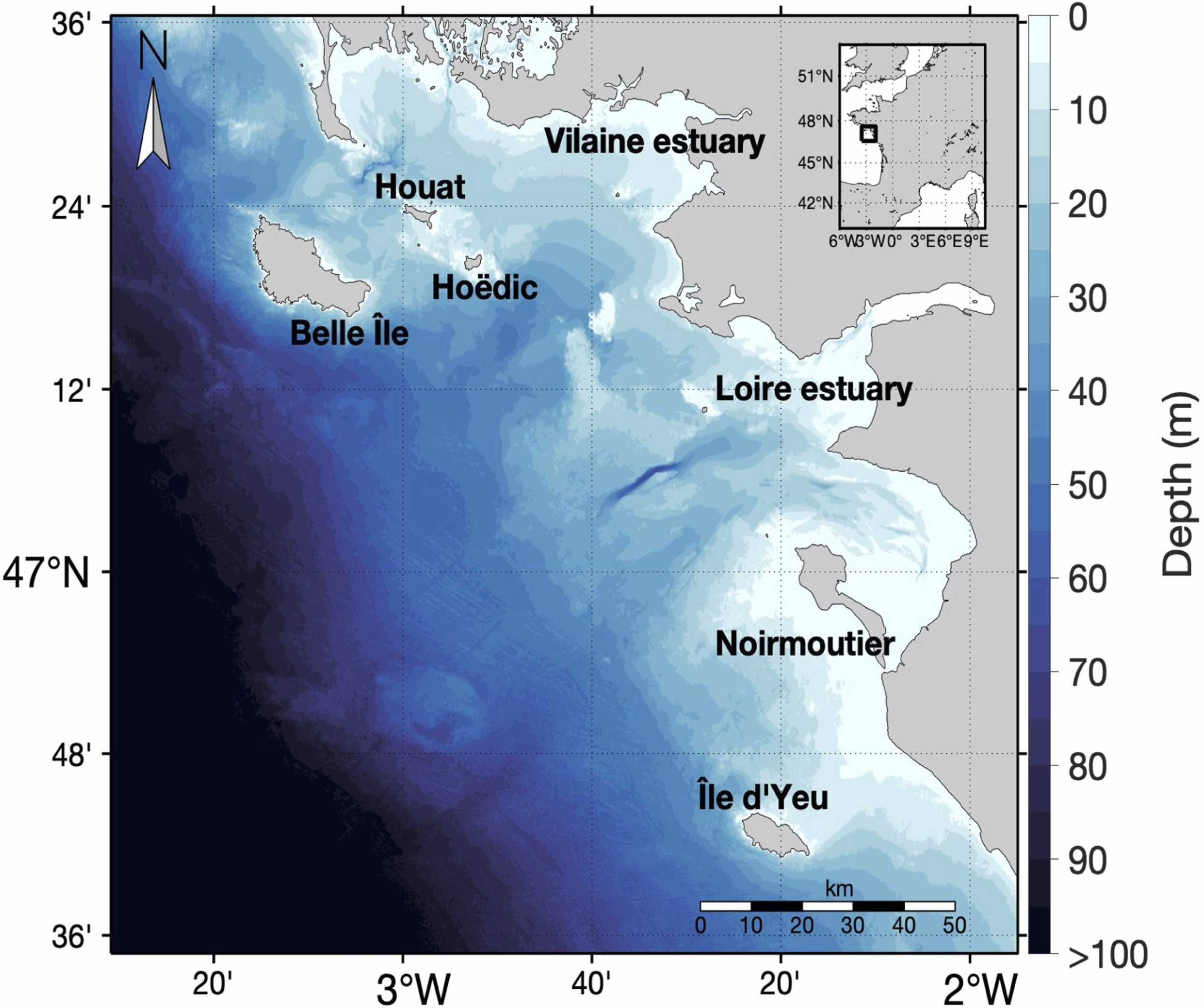 Site selection for off-shore macroalgae aquaculture on the French Atlantic coast